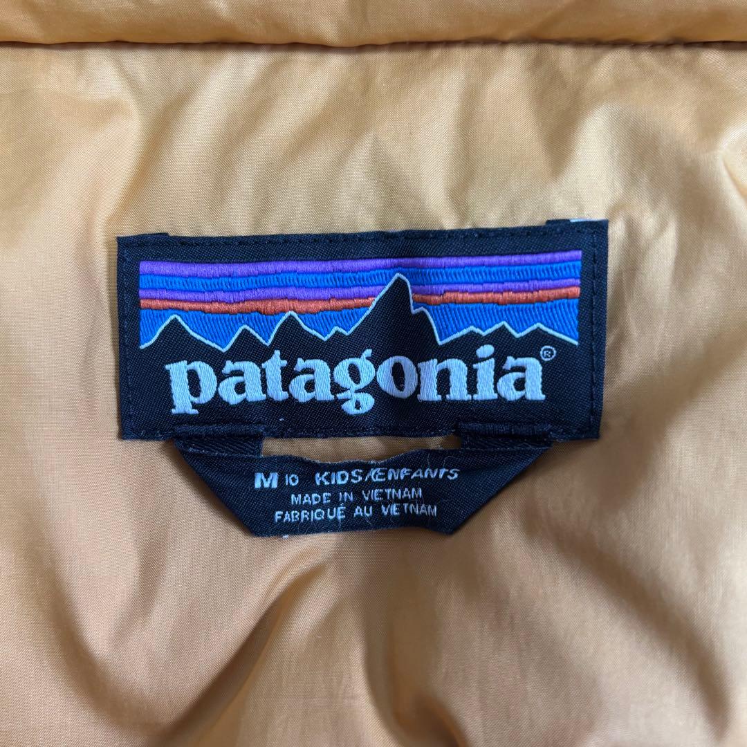 【人気カラー】パタゴニア ダウンジャケット ダウンコート ツートン キッズ M