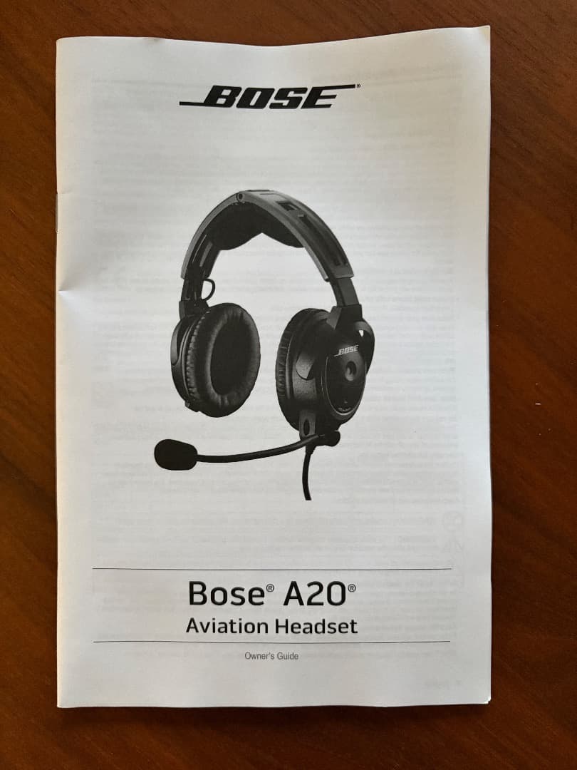 Bose A20 パイロットヘッドセット　ノイズキャンセル