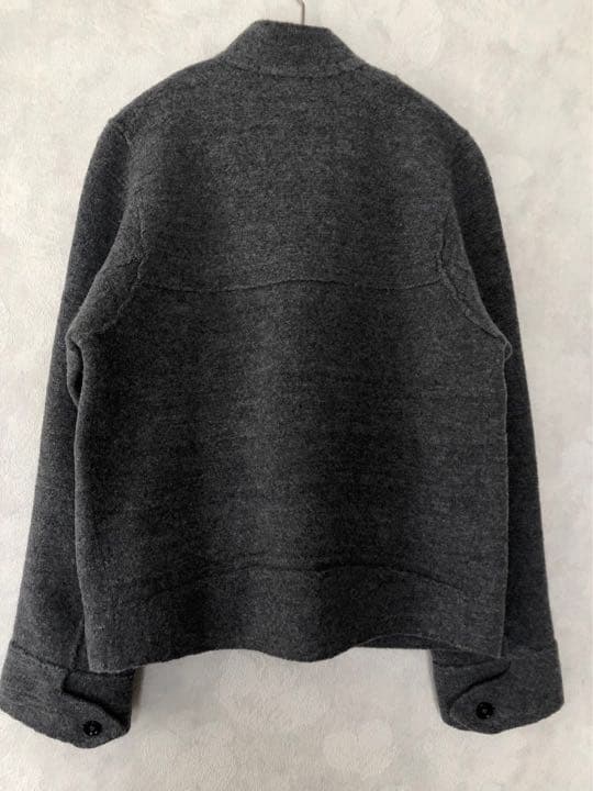 45R フロート縮絨のライダースジャケット