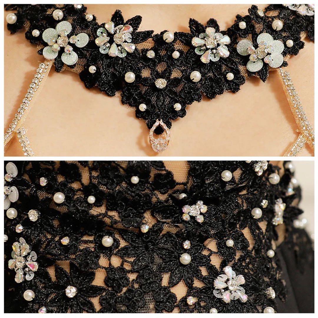 完売品 AngelR Mサイズ 刺繍 ホルターネック ミニドレス キャバドレス