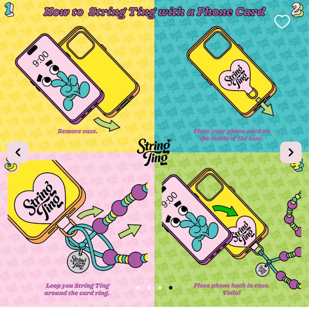 ★String Ting★Kawaii In the Sky スマホストラップ