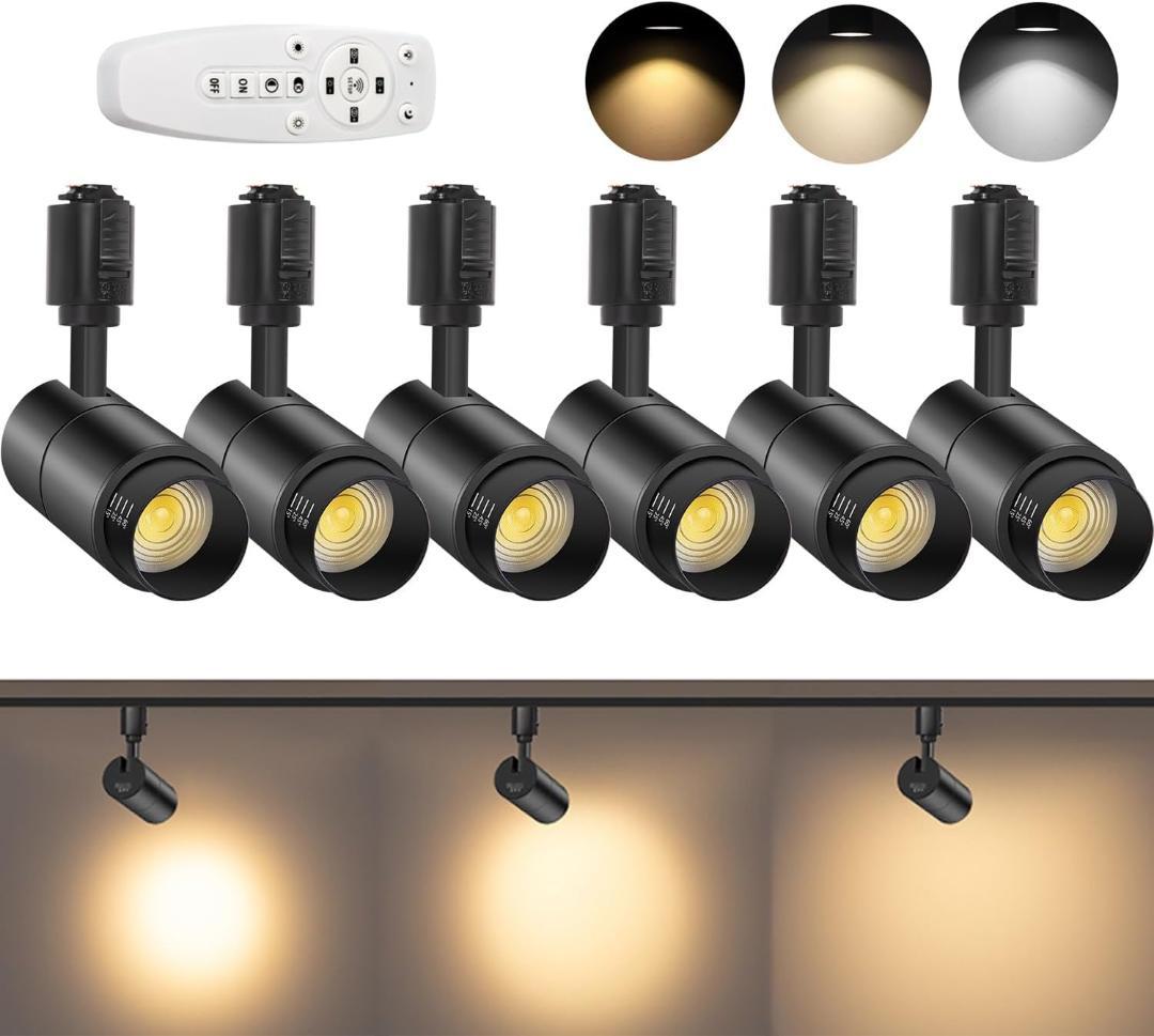 無段階調光調色可能 ズーム可能 ダクトレール用スポットライト, LED一体型照明