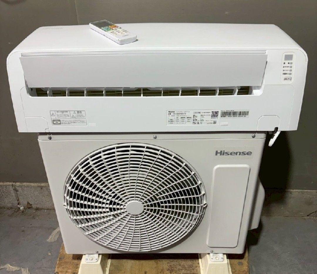 ☆工事費込み☆Hisenseエアコン6畳2025年(中古）取外し廃棄込み