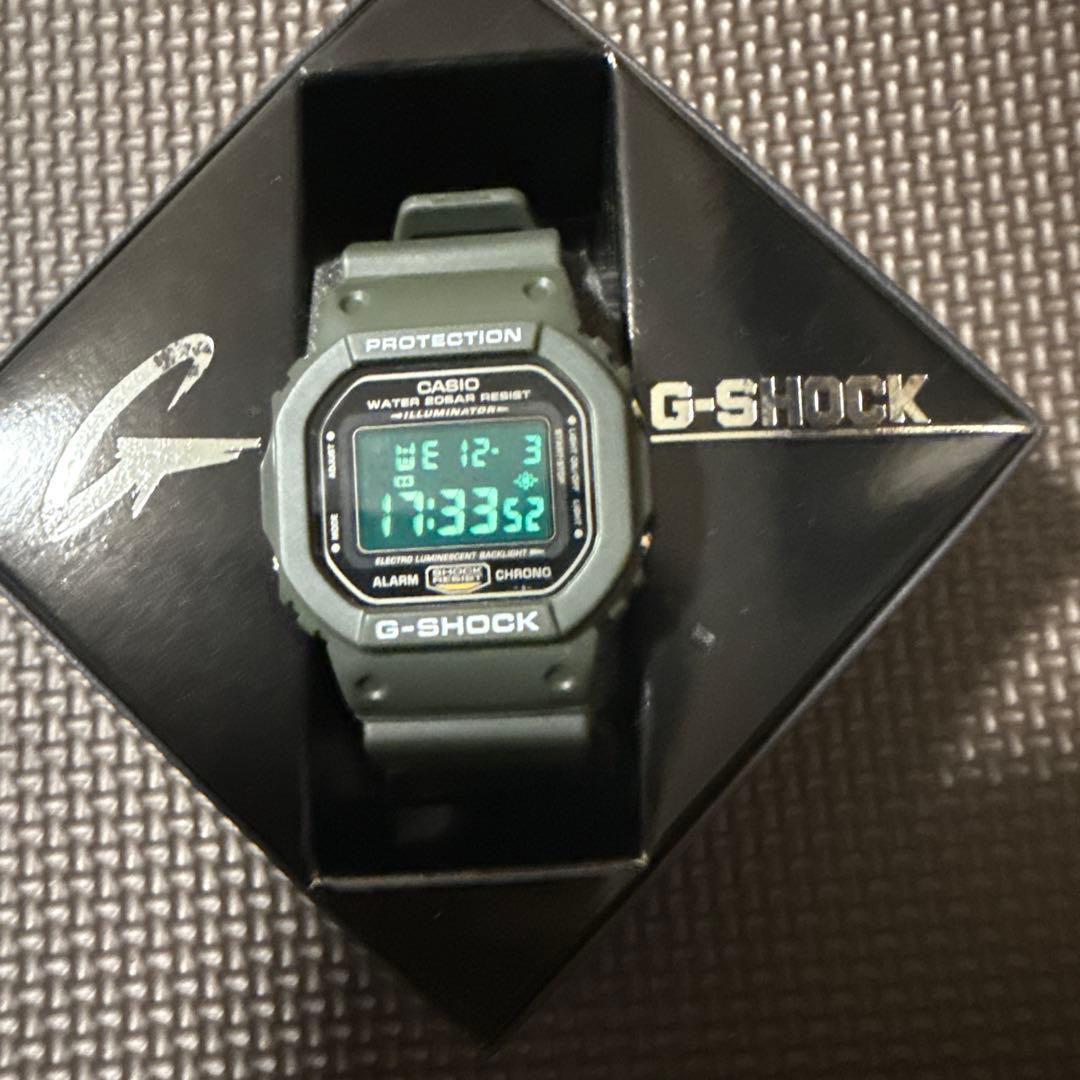 G-SHOCK DW-5600FS-3JF グリーン　キムタクHERO撮影時着用