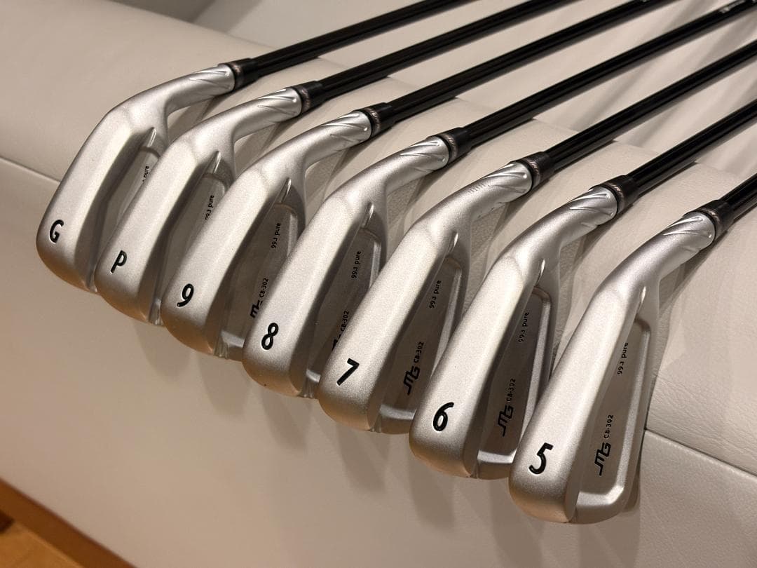 極美品 三浦技研 純鉄限定 CB-302 RAUNE i90S 7本セット