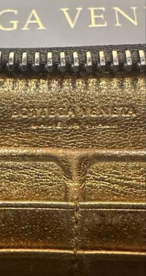 【本体のみ】ボッテガヴェネタ ラウンドファスナー/ラム＆パイソン/黒/2️⃣✨✨