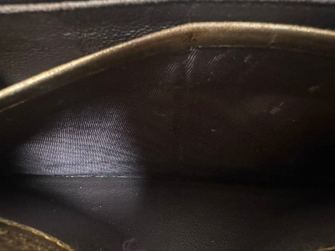 【本体のみ】ボッテガヴェネタ ラウンドファスナー/ラム＆パイソン/黒/2️⃣✨✨