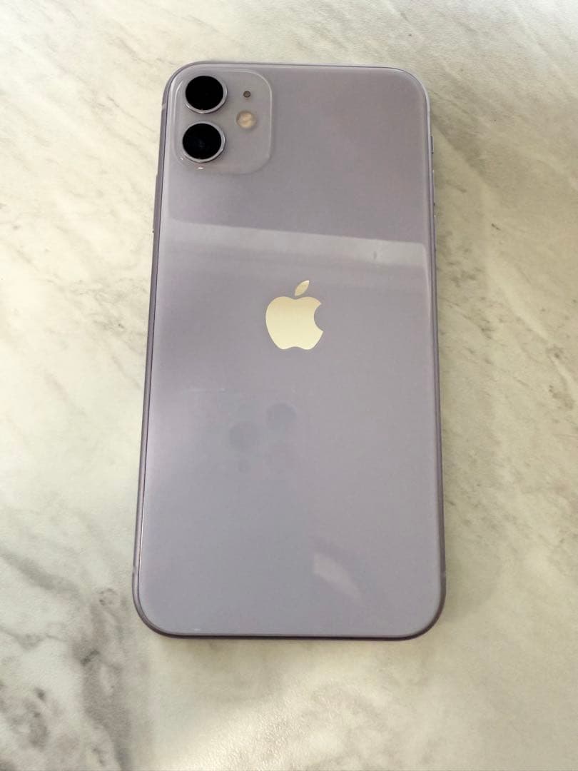 美品 iPhone 11 パープル 128GB