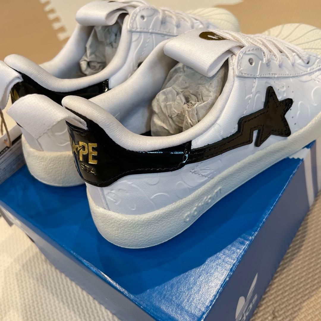 A BATHING APE adidas superstar キッズスニーカー