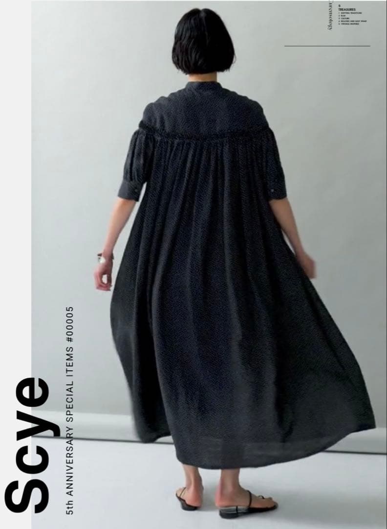 カレンソロジー×Scye ドットリネンワンピース
