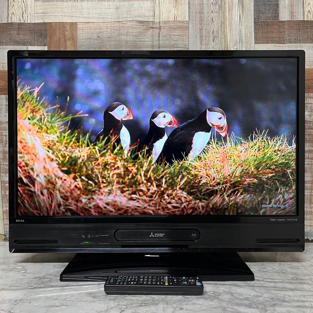 即日受渡❣️ 全国送料込三菱32型ブルーレイ＆HDD1TB録画一体型液晶テレビ