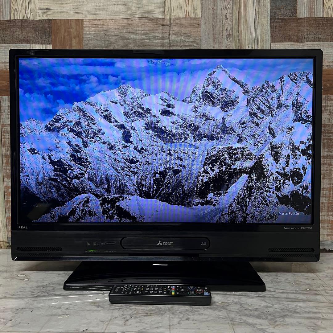 即日受渡❣️ 全国送料込三菱32型ブルーレイ＆HDD1TB録画一体型液晶テレビ