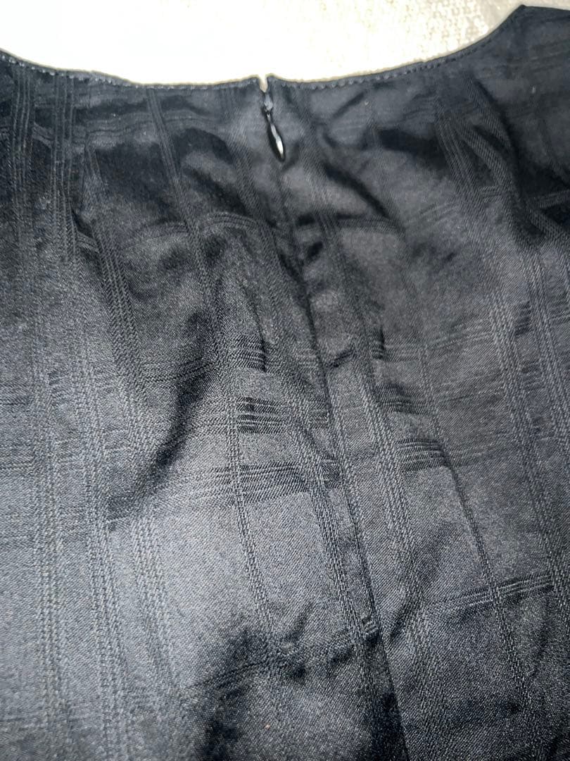 【美品】BURBERRYLONDONシャドーチェックワンピースワンピース 黒38