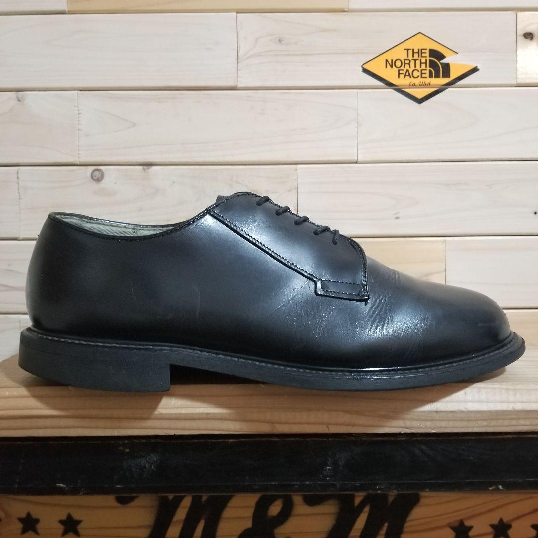 【美品】Bates ベイツ サービスシューズ 黒 US.NAVY 本革　28.5