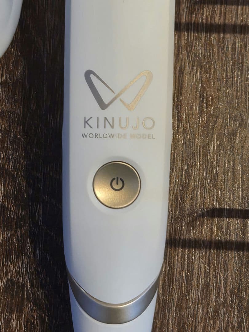 KNUJOホワイト ストレートヘアアイロン スタンド付き