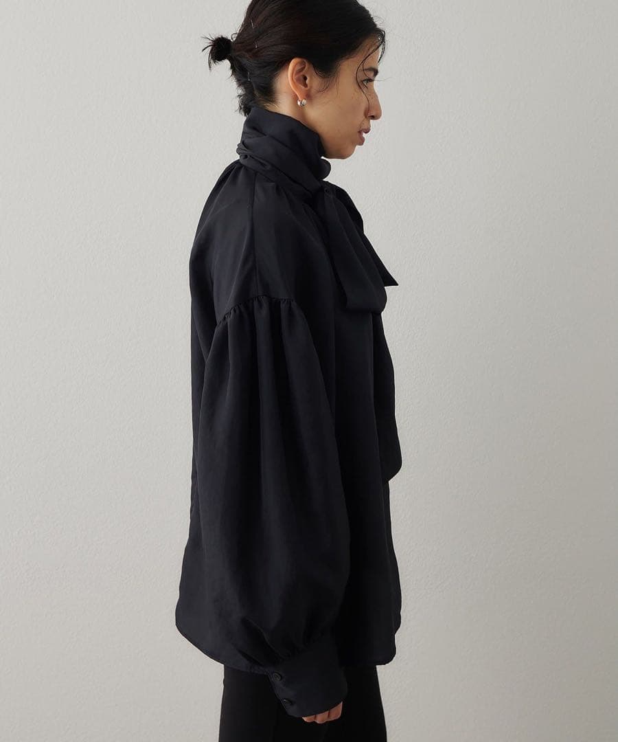 Whim Gazette シルキーボウタイブラウス今季美品