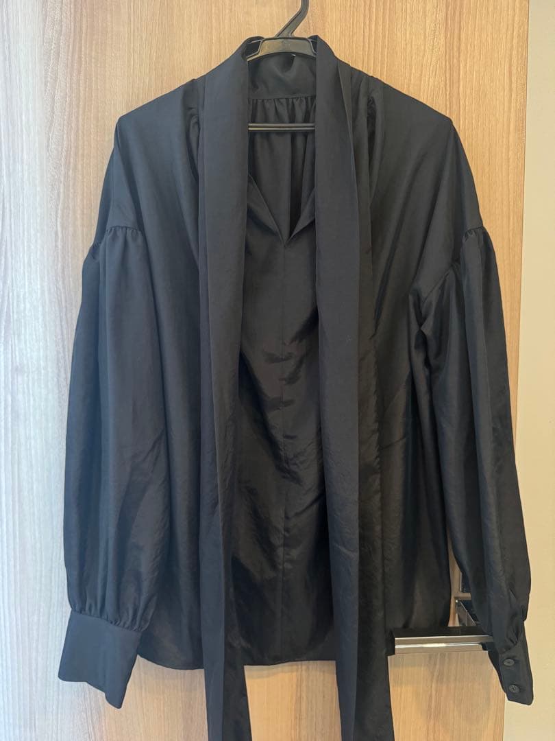 Whim Gazette シルキーボウタイブラウス今季美品