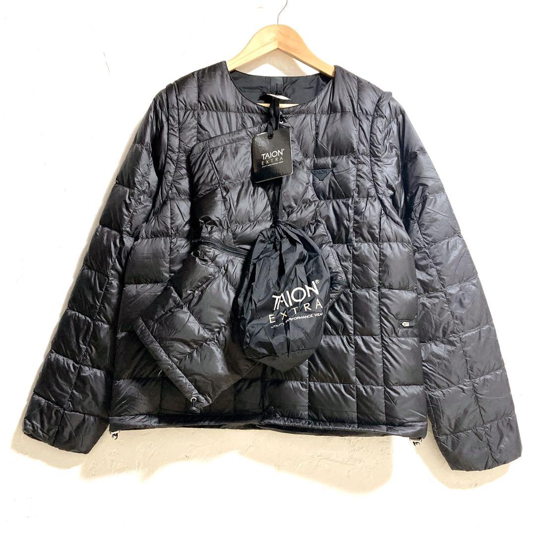 【新品タグ 】TAION EXTRA ダウン 電熱　3way M ブラック