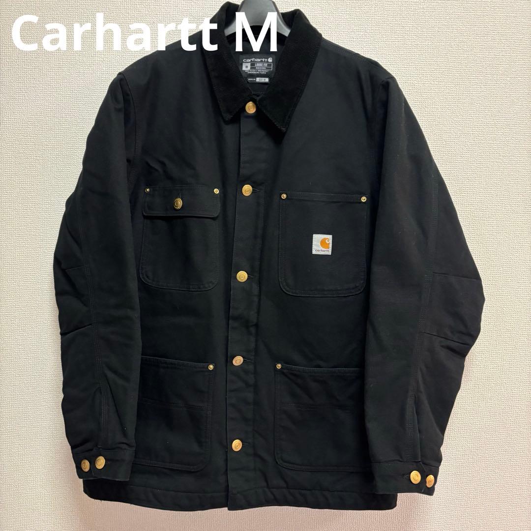 Carhartt 2022春カーハート ダックチョアジャケット M 黒 ブラック