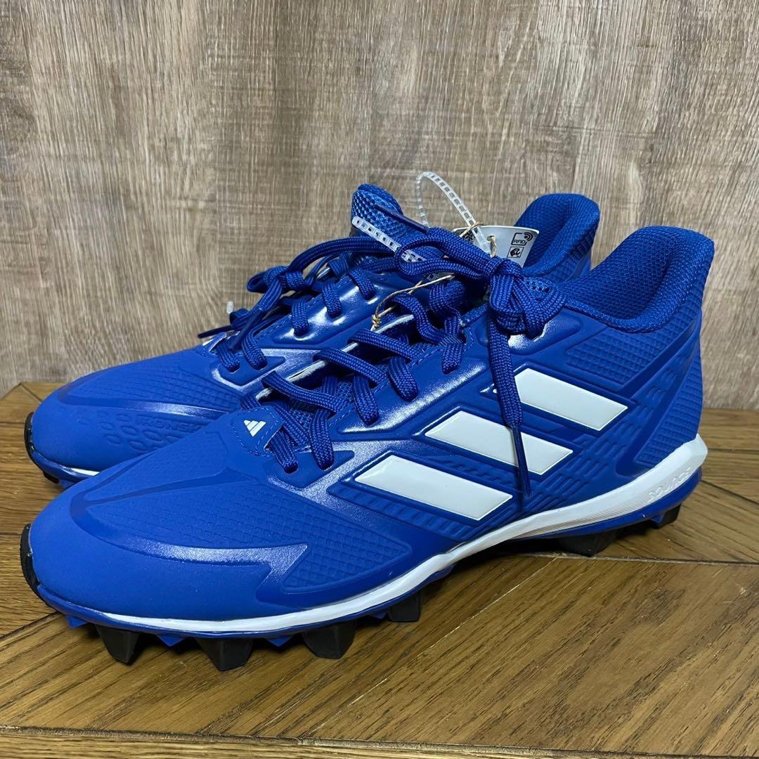 adidas アディダス Icon 8 MD 野球スパイク　27cm 青 新品