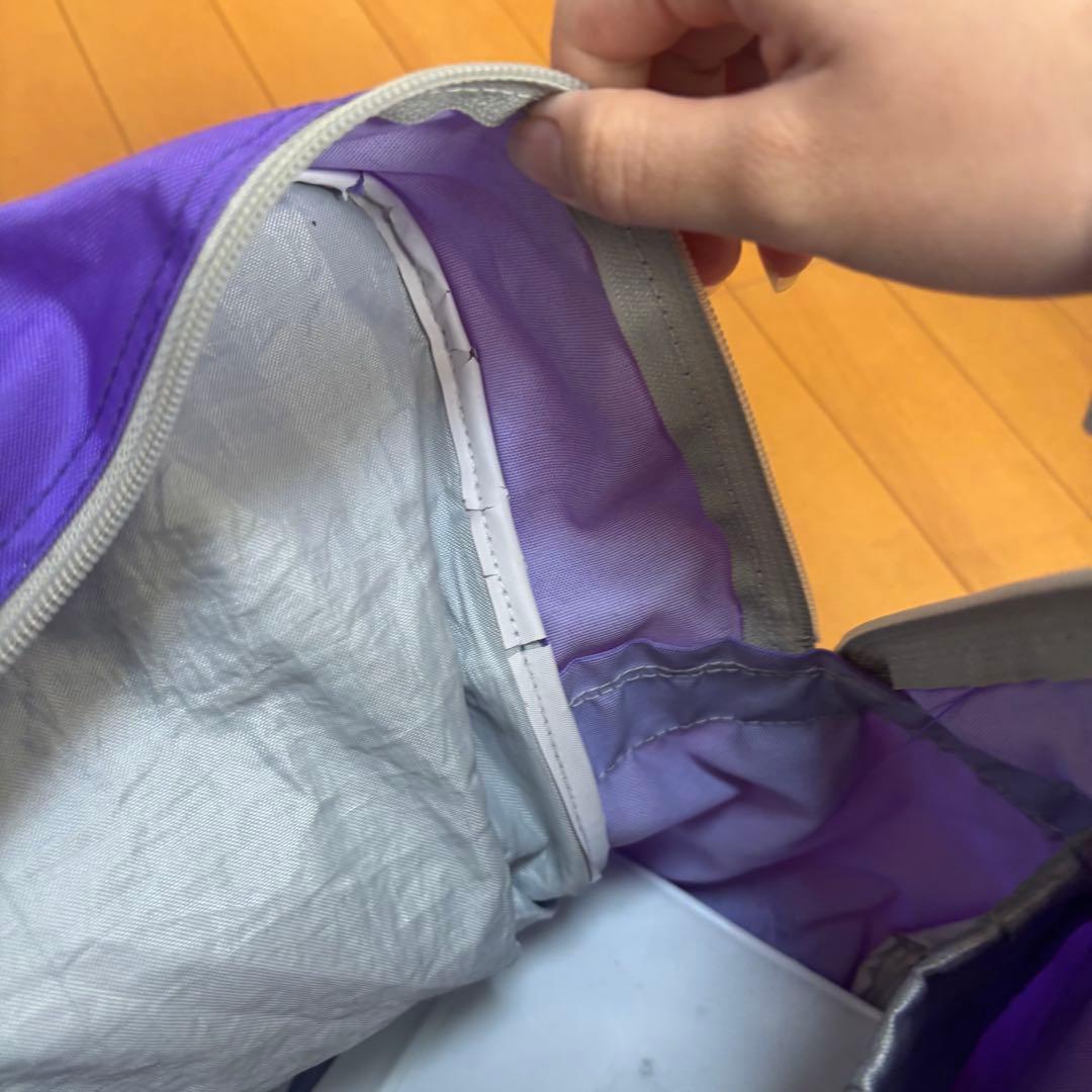 【美品】旧ワッぺ ワッぺ 紫 スクールバッグ スクバ ワールドペガサス 紫色