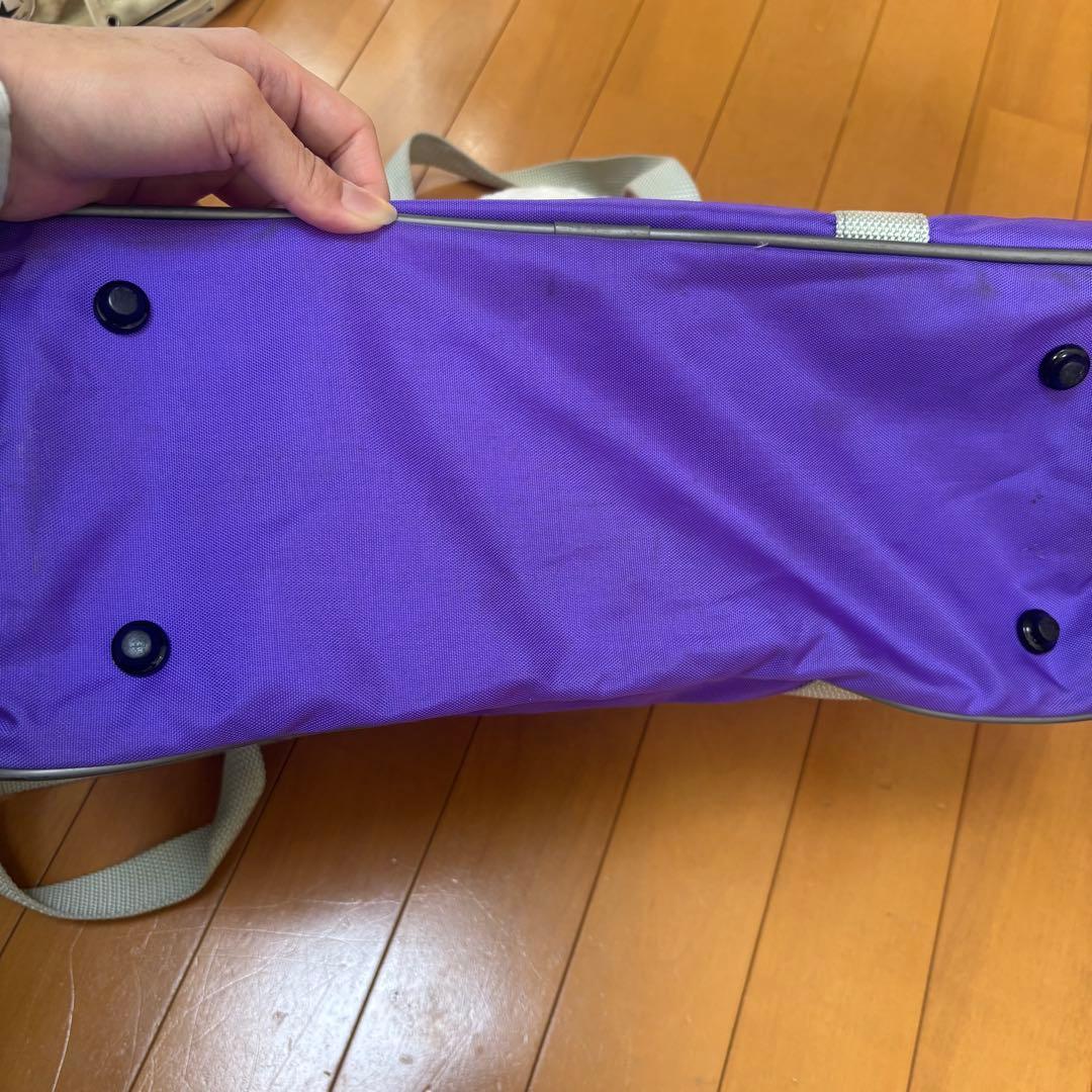 【美品】旧ワッぺ ワッぺ 紫 スクールバッグ スクバ ワールドペガサス 紫色