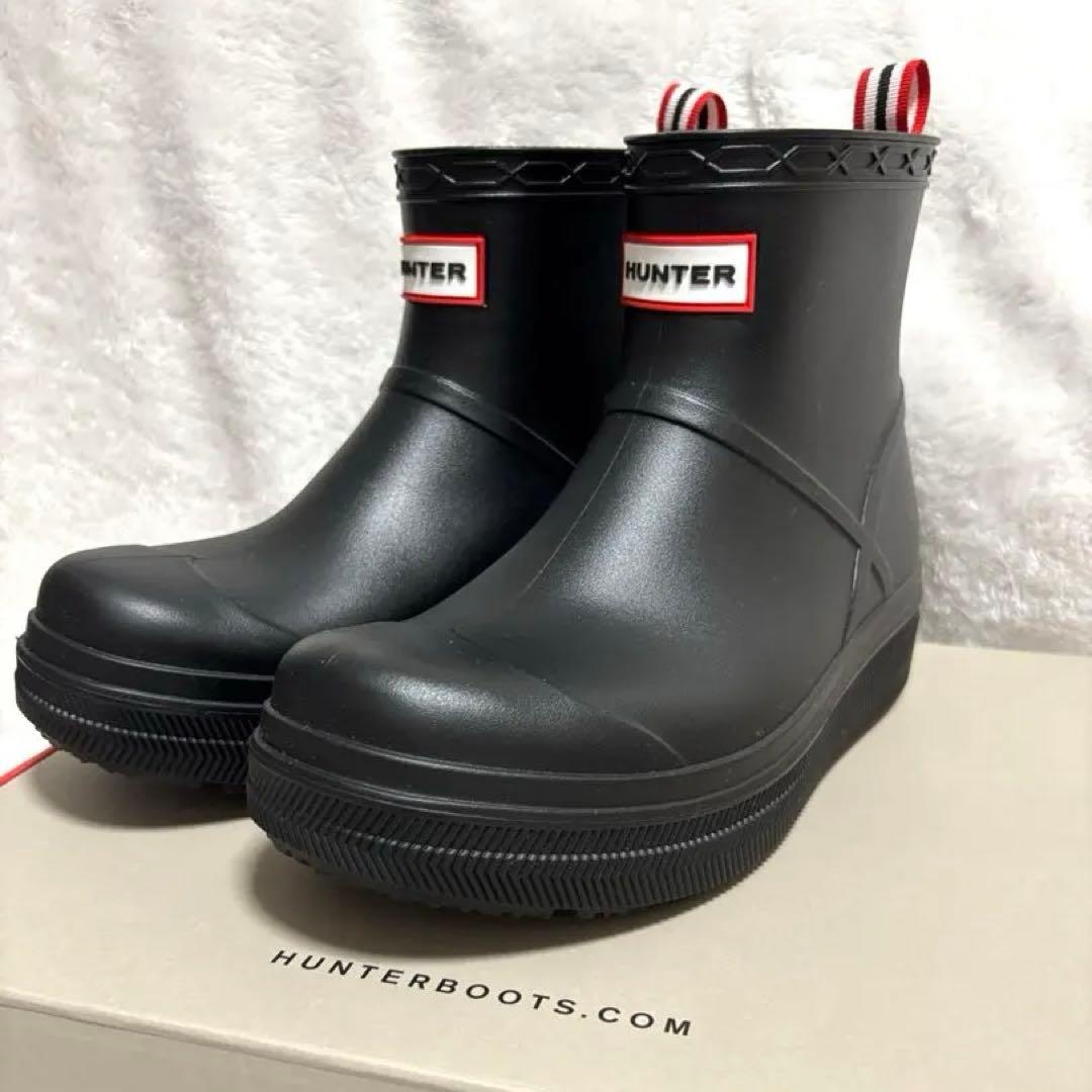 【新品】HUNTER プレイ モールデット ブーツ 24cm