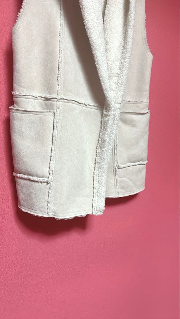 グラムリップス ボア ムートン ベスト リバーシブル 大人気 完売品 定価高