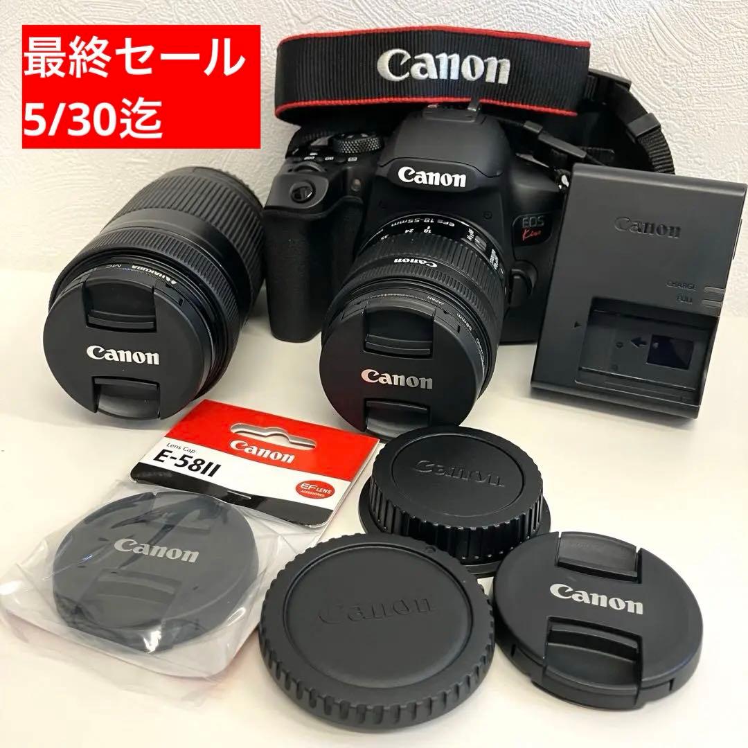 最終 Canon デジタル一眼レフカメラ EF-S 55-250mmレンズ付
