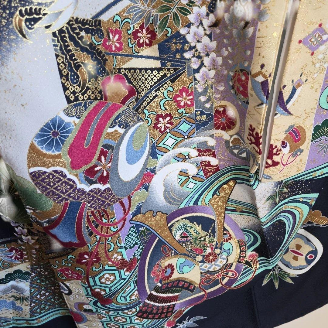 No30　男の子お祝い着物　長襦袢付き　産着