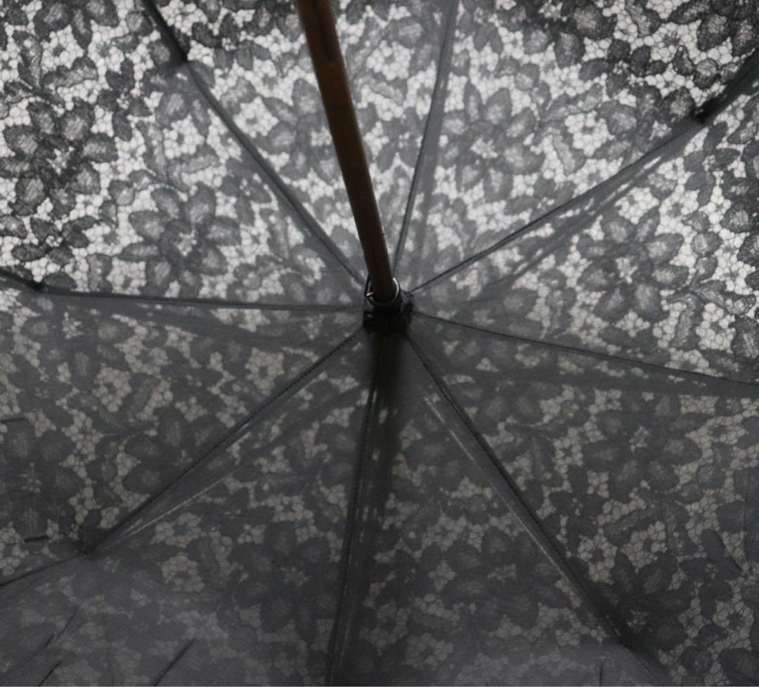 新品 豪華総レース かわず張り 高級長傘 日傘 8本骨 プレゼントにも