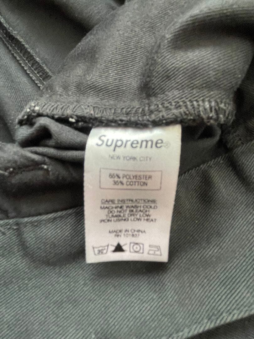 Supreme ブラックパンツ サイズ30