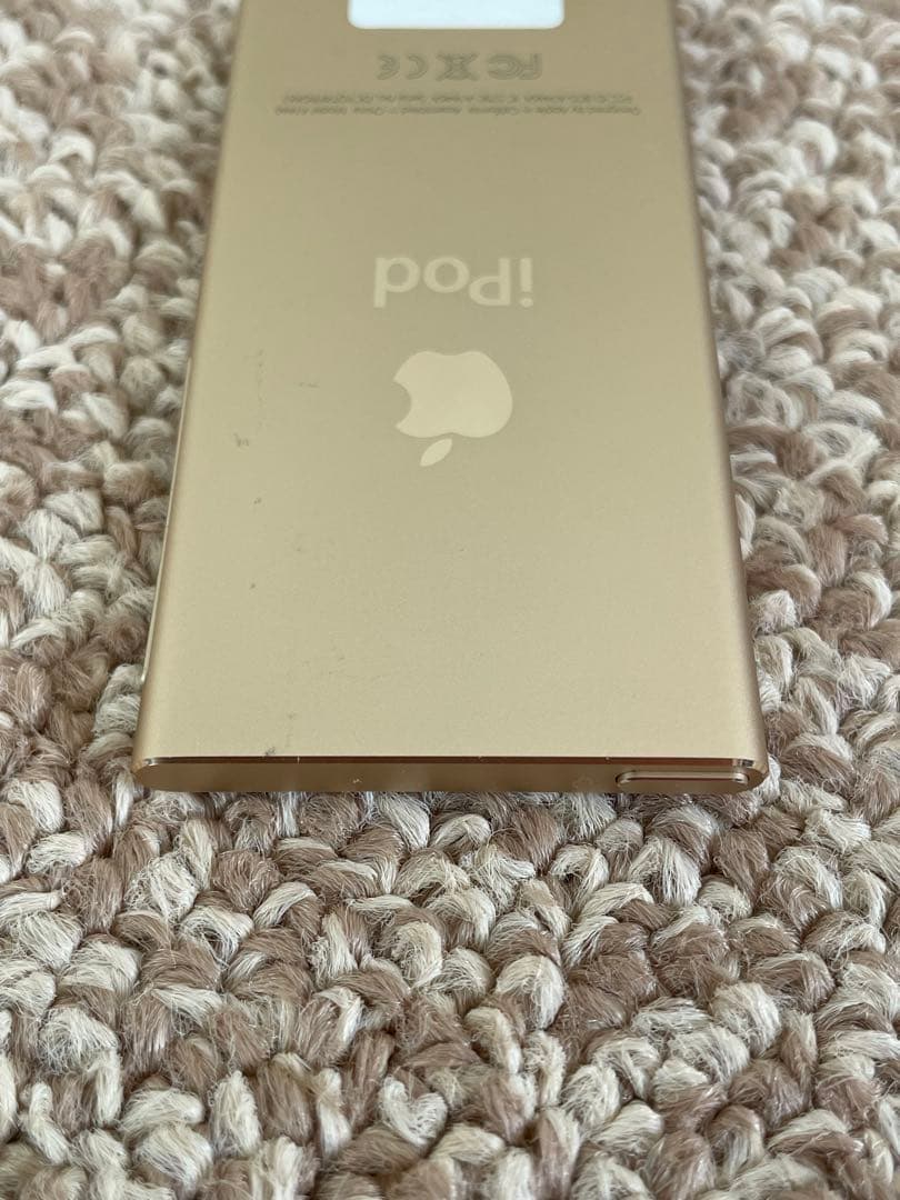 動作品 iPod nano 第7世代 ゴールド 後期モデル Bluetooth