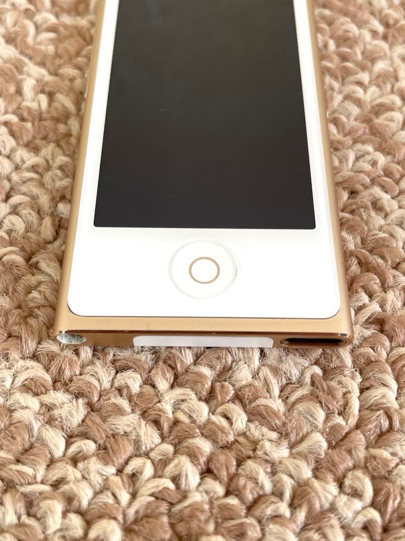 動作品 iPod nano 第7世代 ゴールド 後期モデル Bluetooth