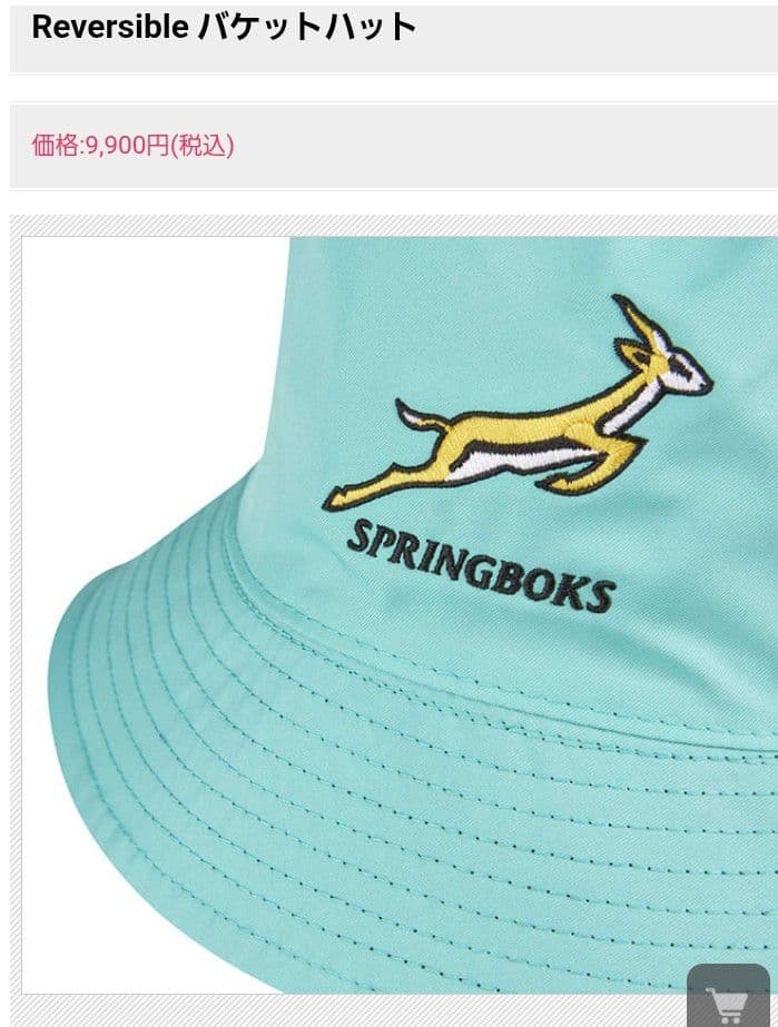 ラグビー　スプリングボクス　ナイキ　南アフリカ　バケットハット