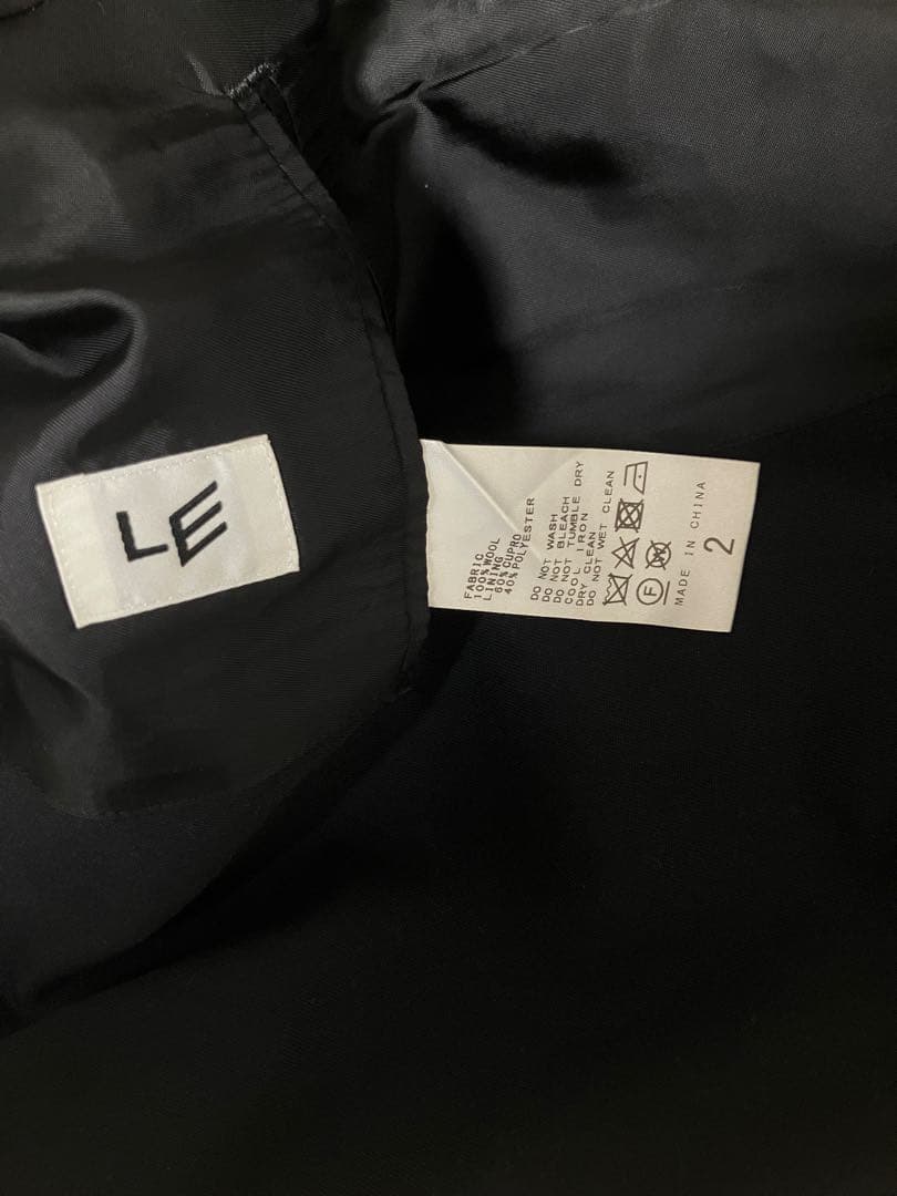 美品【l'echoppe/エルイー/LE 】wool double jacket