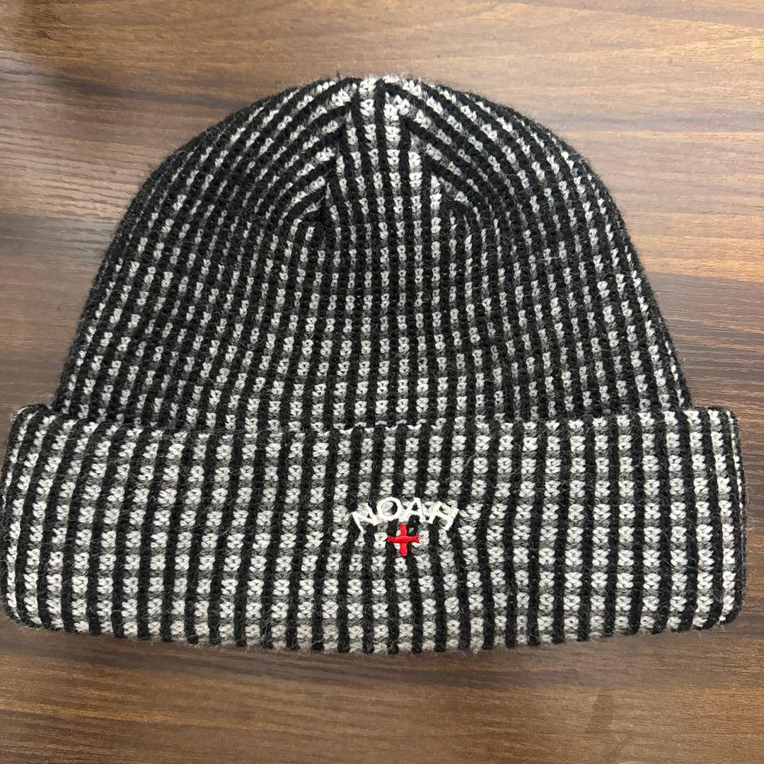 かつきくん着用　NOAH tri color beanie グレー