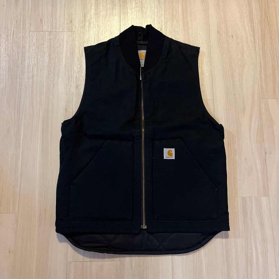 カーハート キルティング ベスト carhartt 古着　ダックベスト