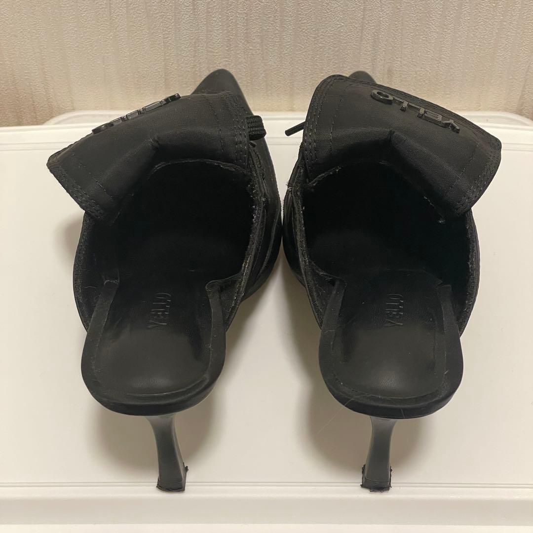 【YELLO】 NOIR SNEAKER MULES