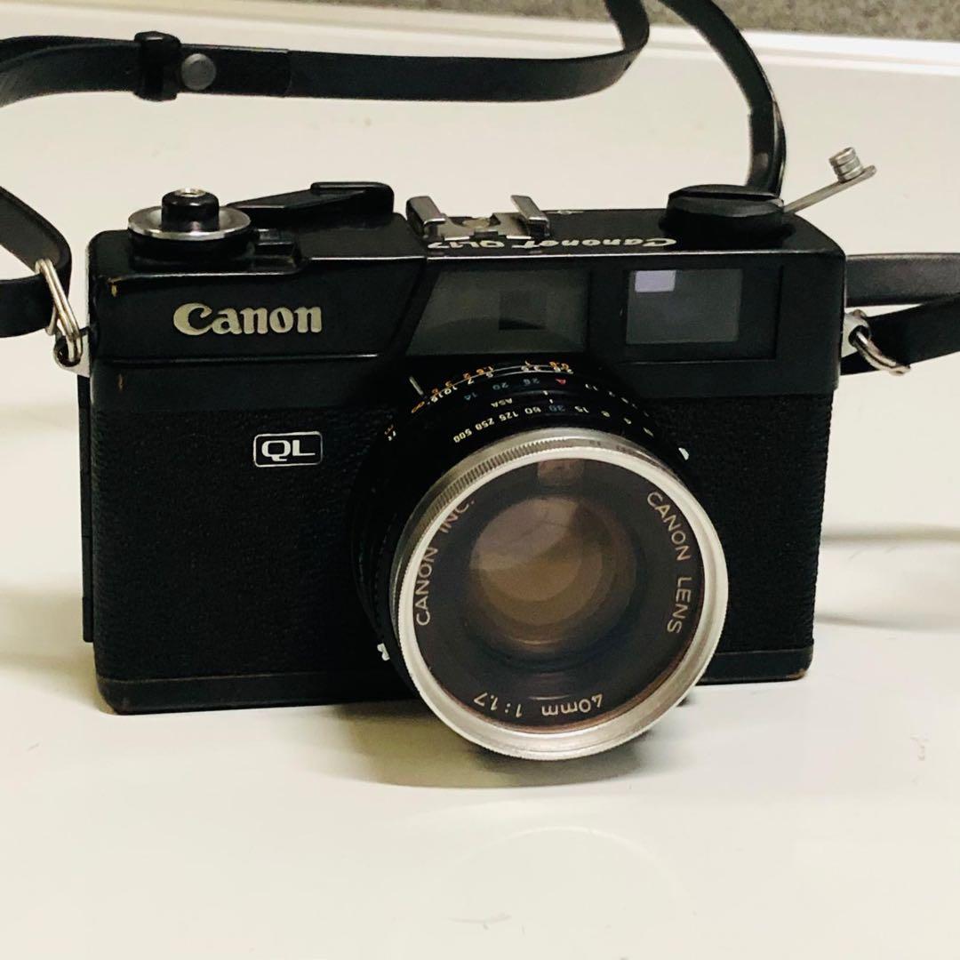 Canon Canonet QL17 レンジファインダーカメラブラック動作品
