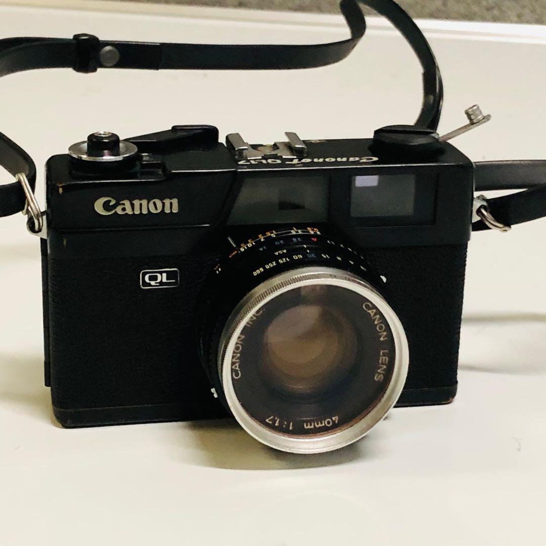 Canon Canonet QL17 レンジファインダーカメラブラック動作品