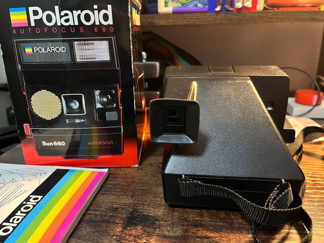 元箱　実写済み　polaroid 660 ポラロイド