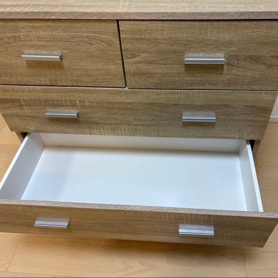 LOWYA 大容量収納チェスト 全面化粧仕上げタンス　使用期間短く、美品！