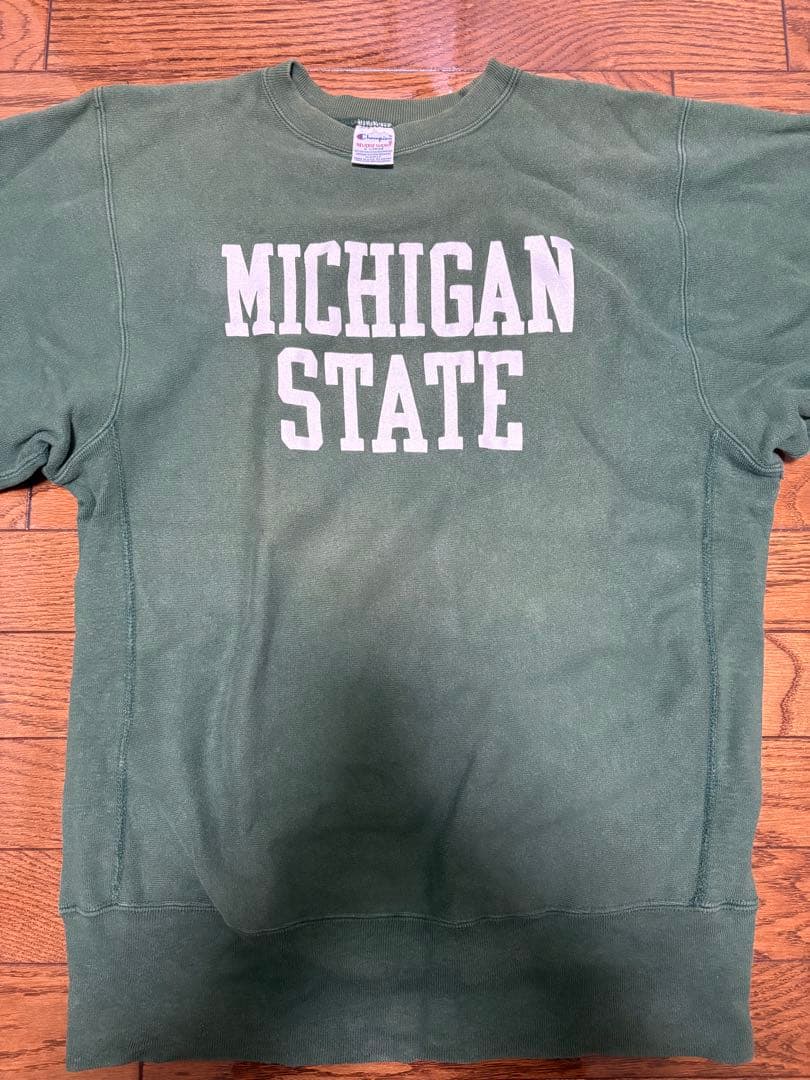 つ*よ様 90s チャンピオン　リバースウィーブ MICHIGAN STATE