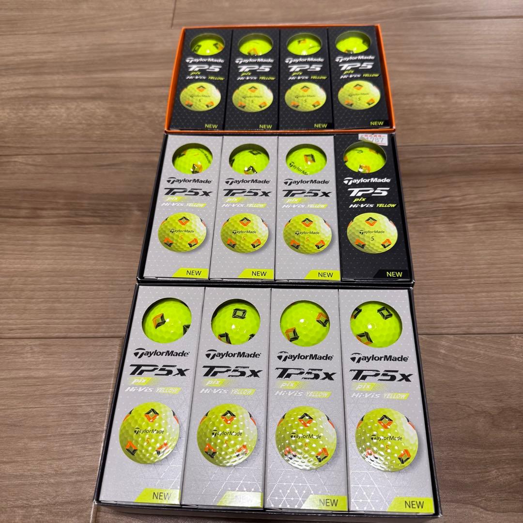 新品　テーラーメイド TP5 pix TP5X pixセット販売 イエロー