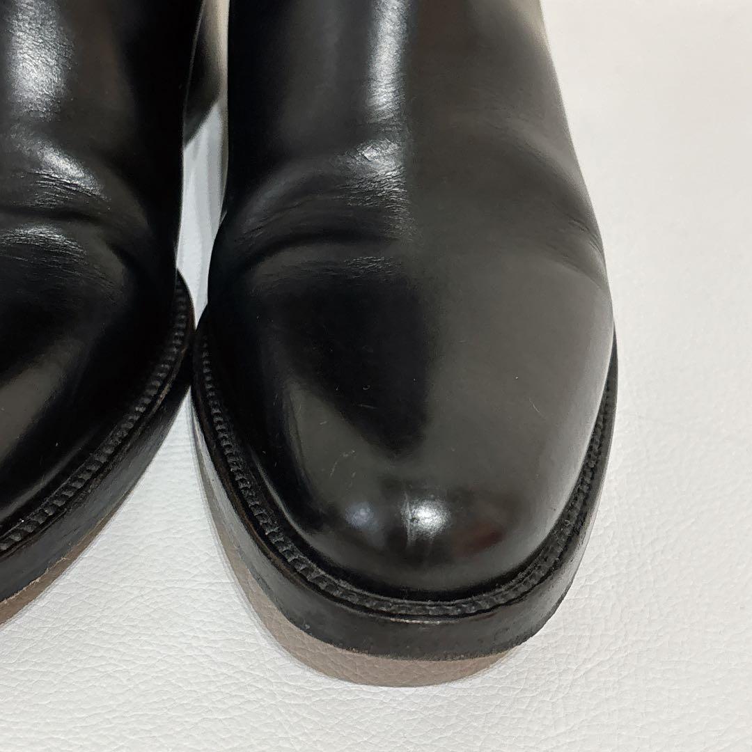 サルトル レザー ロングブーツ 黒　茶色　バイカラー ジョッキーブーツ 35