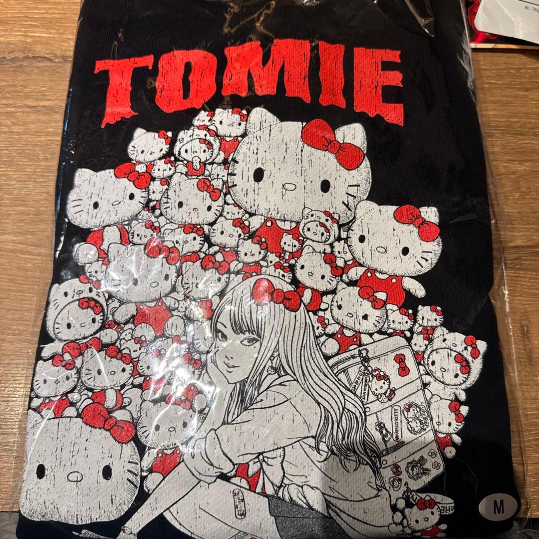 未使用 伊藤潤二×サンリオキャラクターズ パーカーM ギャル富江×ハローキティ