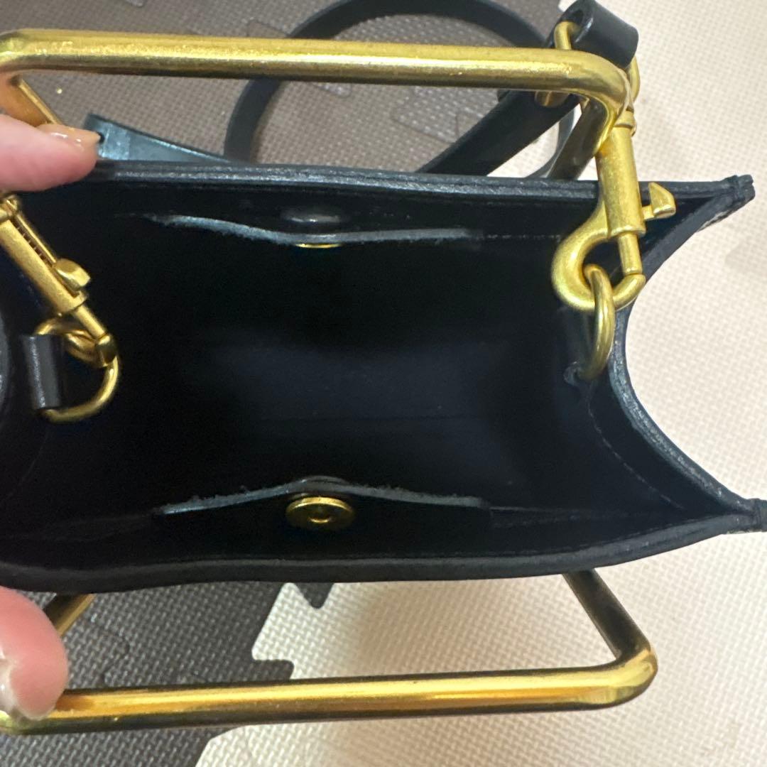 新品　EMMA AURA | BLACK GOLD HANDLE BAG