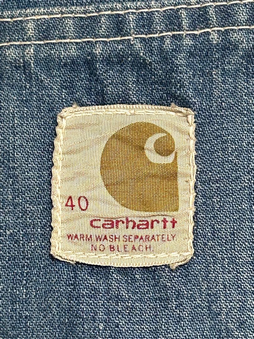 60-70's Carhartt デニム チョアコート カバーオール USA製