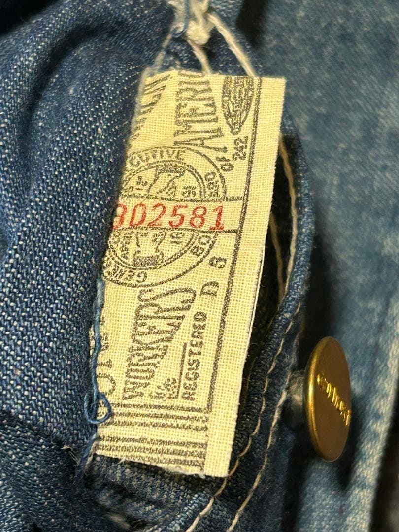 60-70's Carhartt デニム チョアコート カバーオール USA製